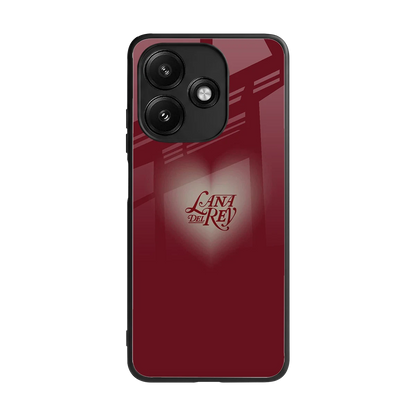 Lana Del Rey Red back phone cover | glass case for redmi 12 5g