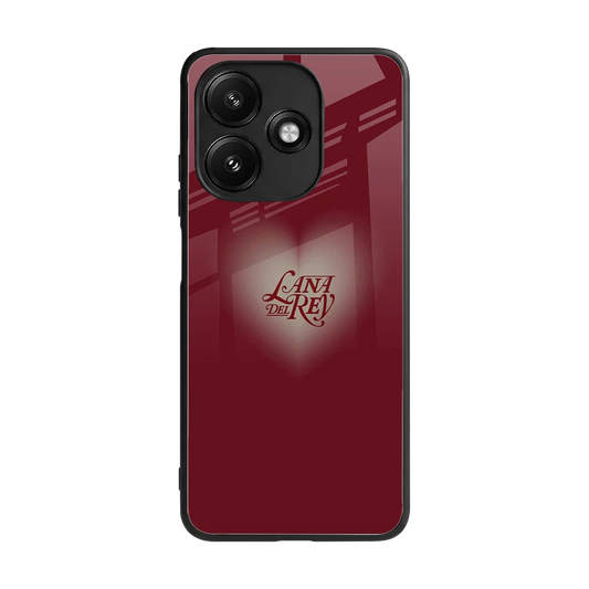 Lana Del Rey Red back phone cover | glass case for redmi 12 5g
