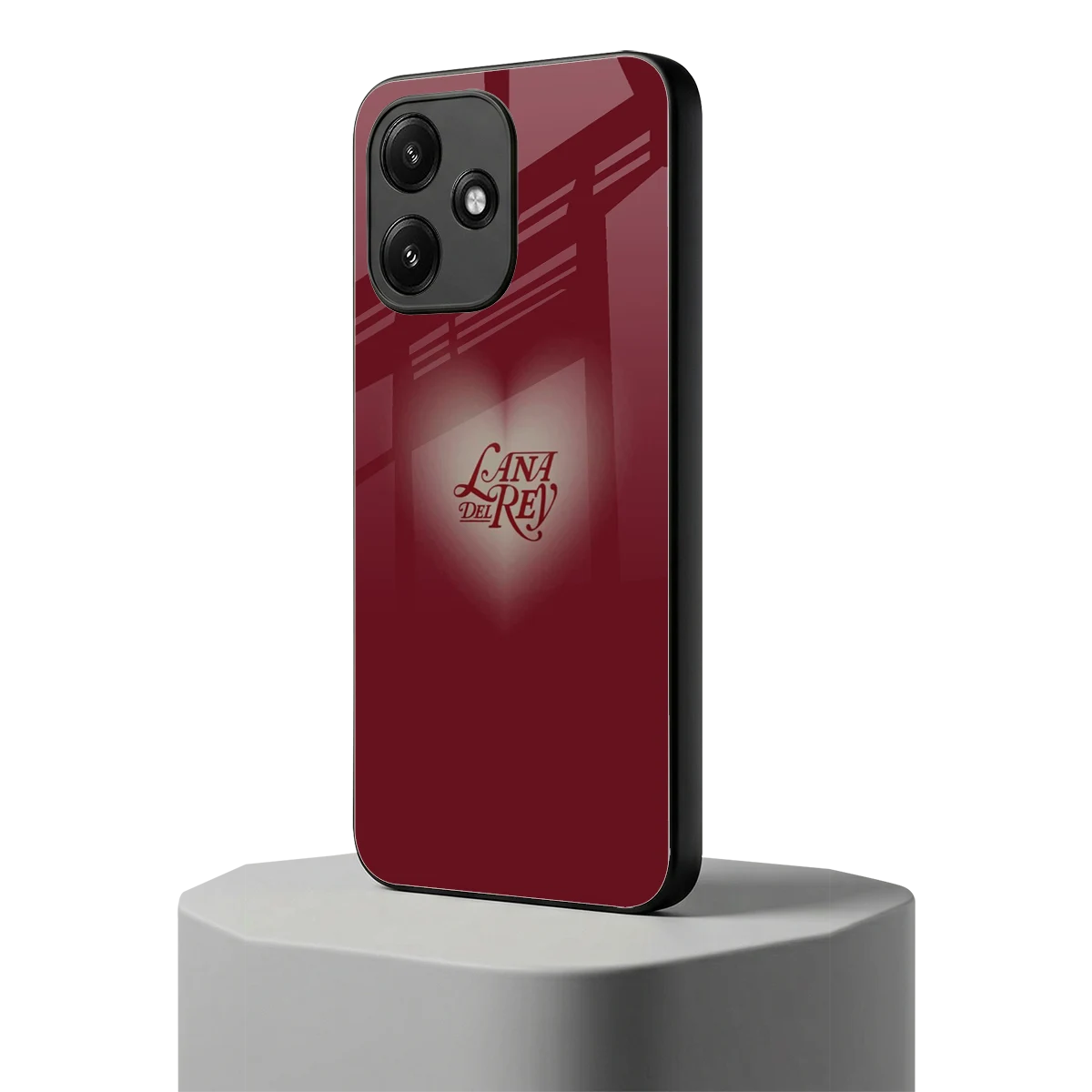 Lana Del Rey Red redmi 12 5g mobile cover | shockproof glass phone case