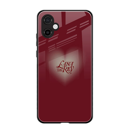 Lana Del Rey Red back phone cover | glass case for samsung galaxy a06 5g