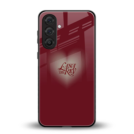 Lana Del Rey Red back phone cover | glass case for samsung galaxy m35 5g