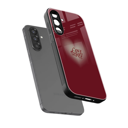 Lana Del Rey Red sleek samsung galaxy a17 5g cover with tempered glass back and TPU edges