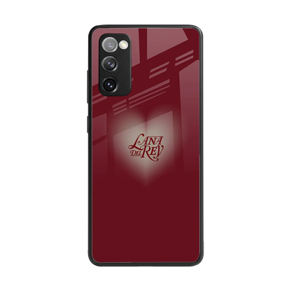 Lana Del Rey Red back phone cover | glass case for samsung galaxy s20 fe