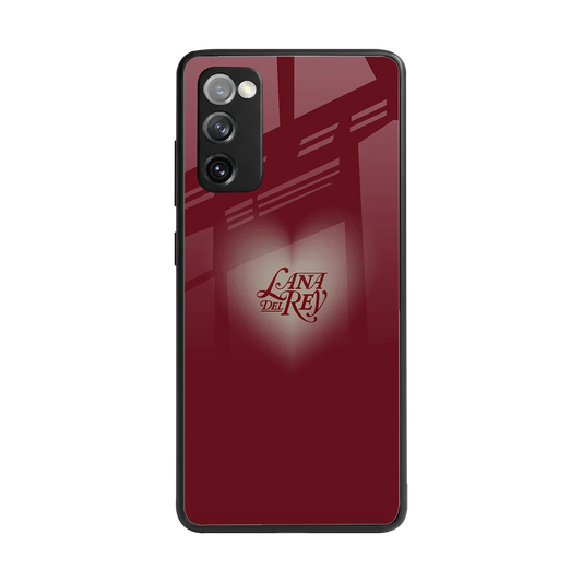 Lana Del Rey Red back phone cover | glass case for samsung galaxy s20 fe