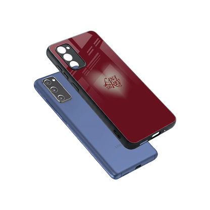 Lana Del Rey Red sleek samsung galaxy s20 fe cover with tempered glass back and TPU edges