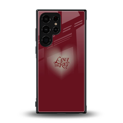 Lana Del Rey Red back phone cover | glass case for samsung galaxy s24 ultra