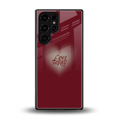 Lana Del Rey Red back phone cover | glass case for samsung galaxy s26 ultra
