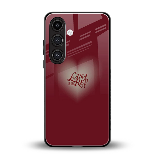 Lana Del Rey Red back phone cover | glass case for samsung galaxy s25 plus