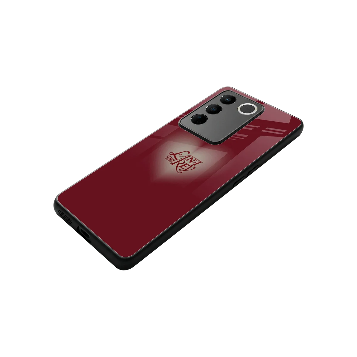 Lana Del Rey Red stylish phone case for vivo v27 5g | glossy glass and slim fit