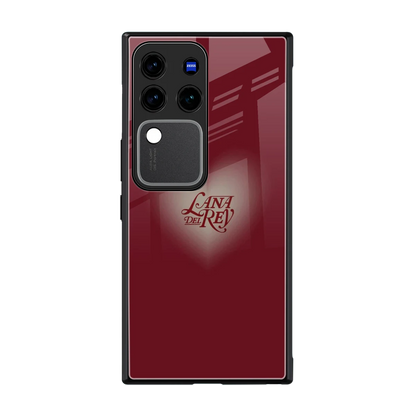 Lana Del Rey Red back phone cover | glass case forvivo v30 pro