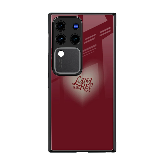 Lana Del Rey Red back phone cover | glass case forvivo v30 pro