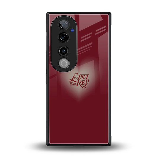 Lana Del Rey Red back phone cover | glass case for vivo v40 pro