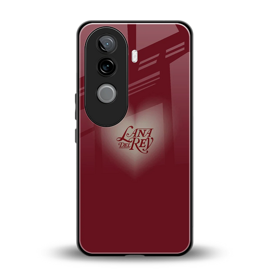 Lana Del Rey Red back phone cover | glass case for vivo v40e