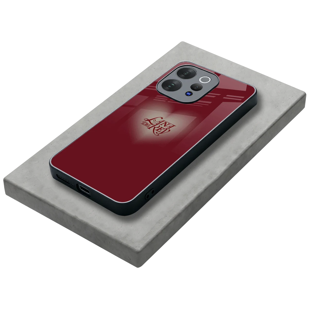 Lana Del Rey Red stylish phone case for vivo v70 | glossy glass and slim fit