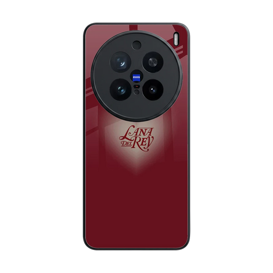 Lana Del Rey Red back phone cover | glass case for vivo x200 pro
