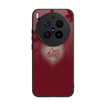Lana Del Rey Red back phone cover | glass case for vivo x300 pro