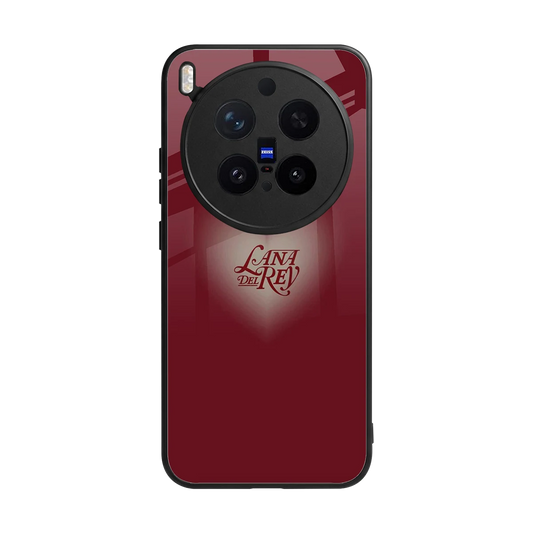Lana Del Rey Red back phone cover | glass case for vivo x300 pro
