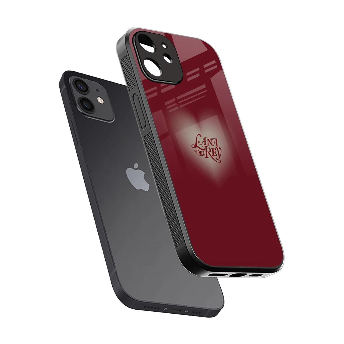 Lana Del Rey Red sleek iphone 11 cover with tempered glass back and TPU edges