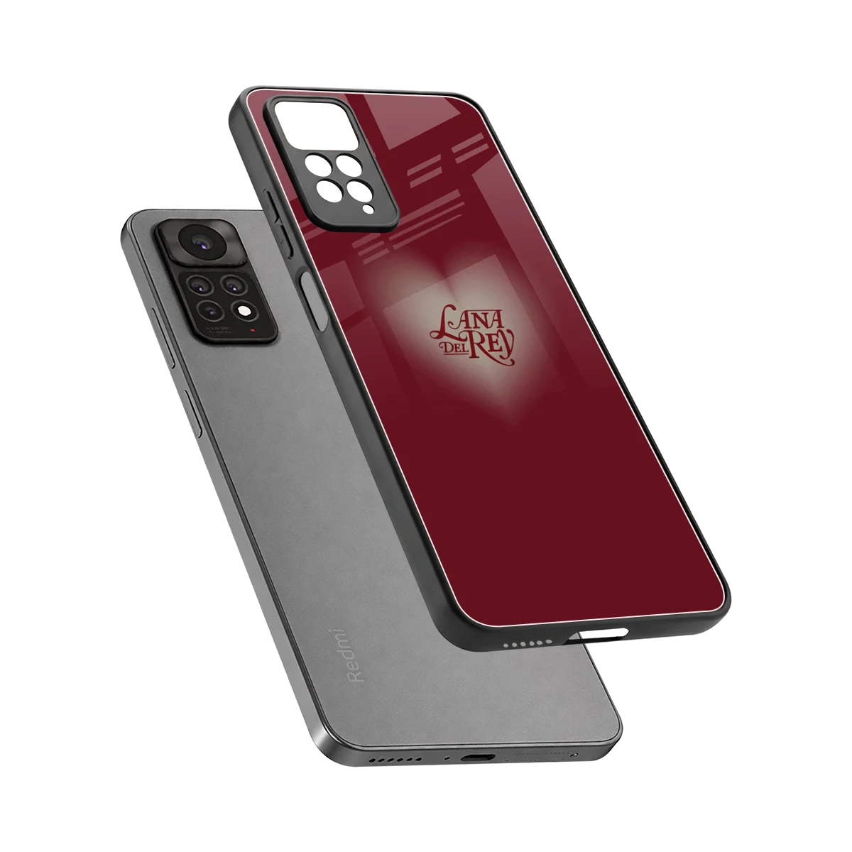 Lana Del Rey Red sleek redmi note 11 pro cover with tempered glass back and TPU edges