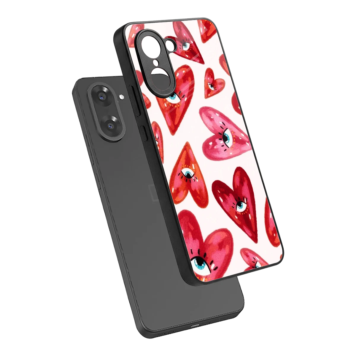 Lash Love sleek oneplus nord ce5 5g cover with tempered glass back and TPU edges