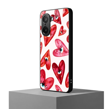 Lash Love oneplus nord ce5 5g mobile cover | shockproof glass phone case