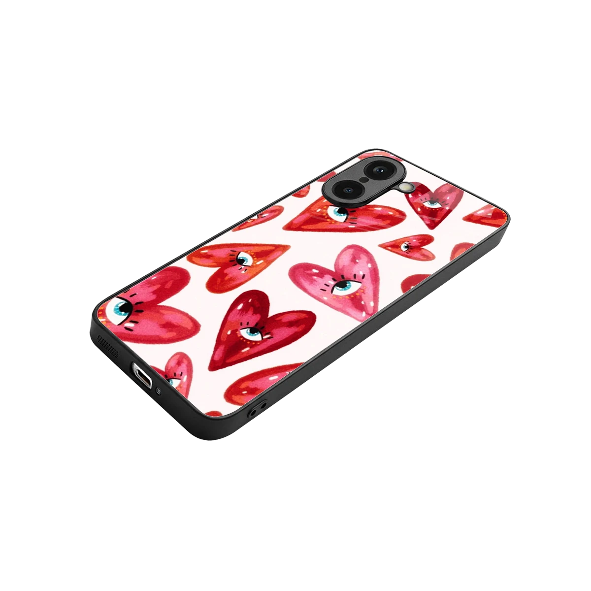 Lash Love stylish phone case for oneplus nord ce5 5g | glossy glass and slim fit
