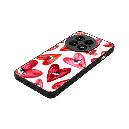 Lash Love stylish phone case for oneplus 13 | glossy glass and slim fit