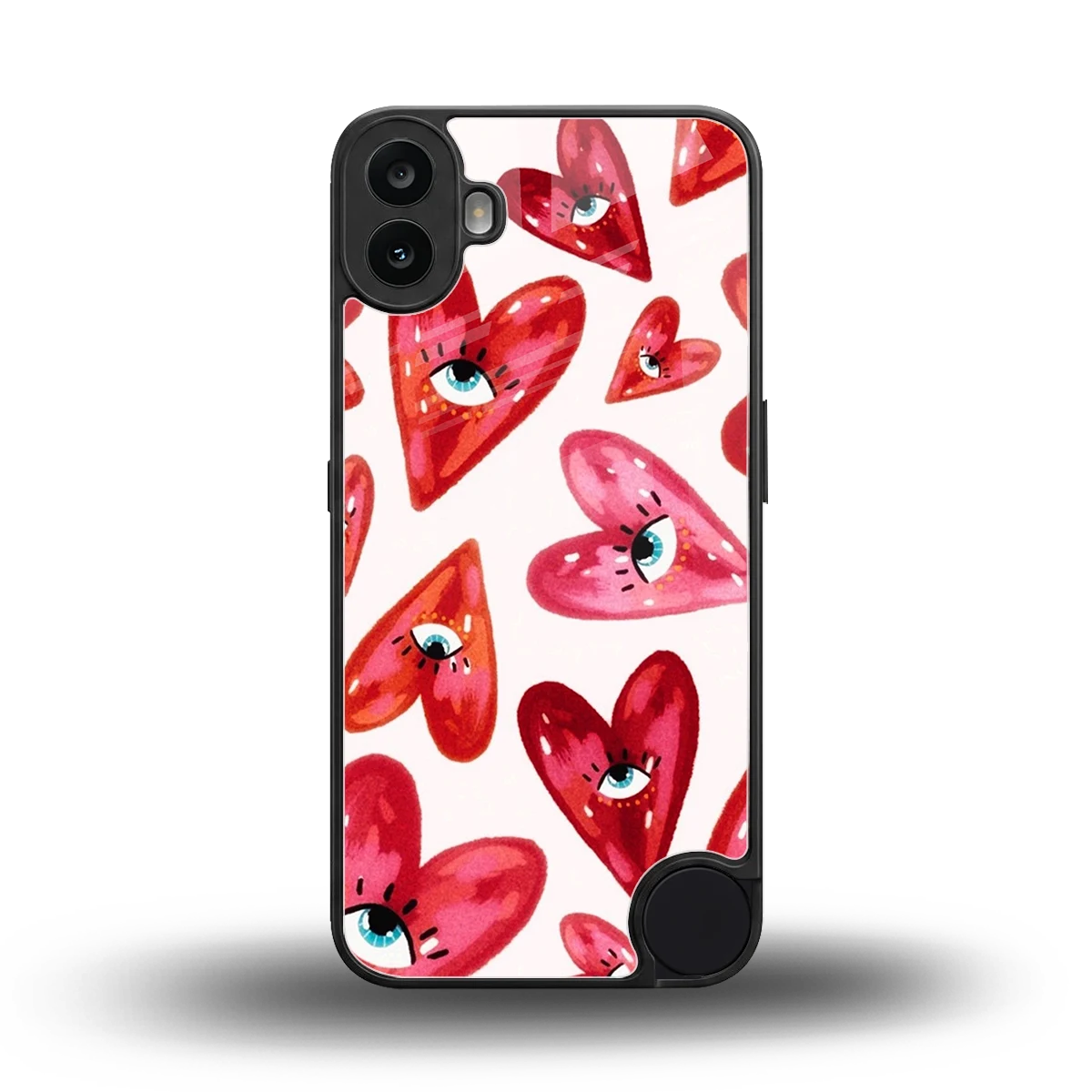 Lash Love back phone cover | glass case for cmf nothing phone 1