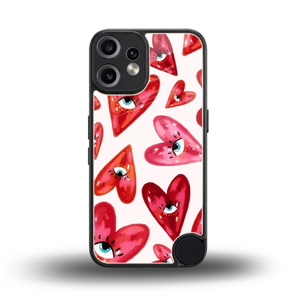 Lash Love back phone cover | glass case for cmf nothing phone 2 pro