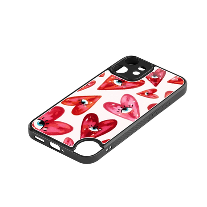 Lash Love stylish phone case for cmf nothing phone 2 pro | glossy glass and slim fit
