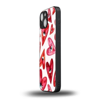 Lash Love iphone 13 mini mobile cover | shockproof glass phone case
