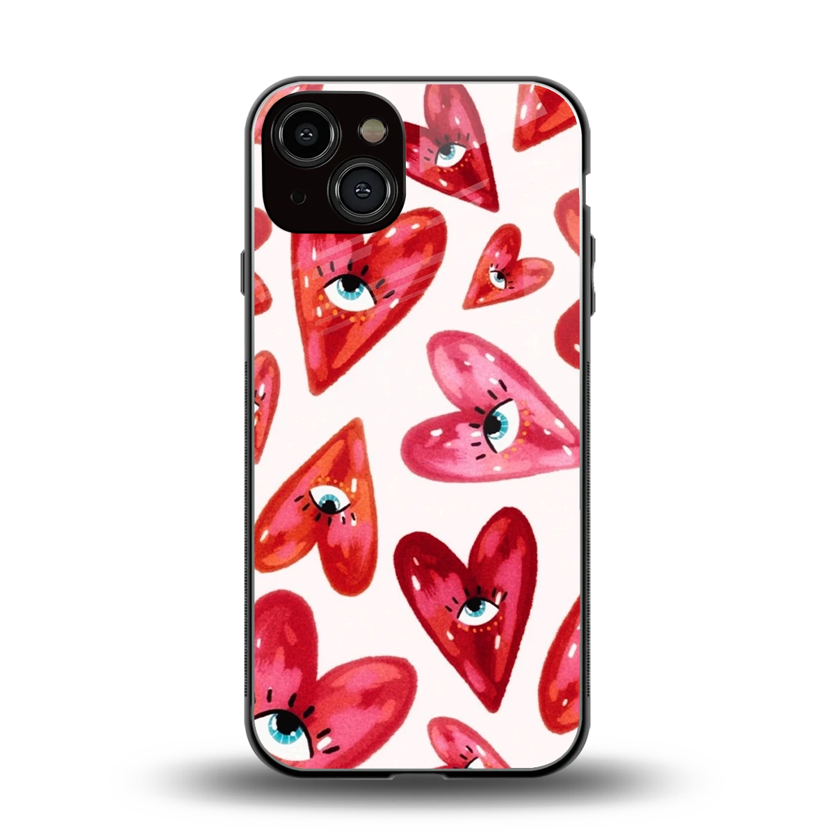 Lash Love back phone cover | glass case for iphone 14