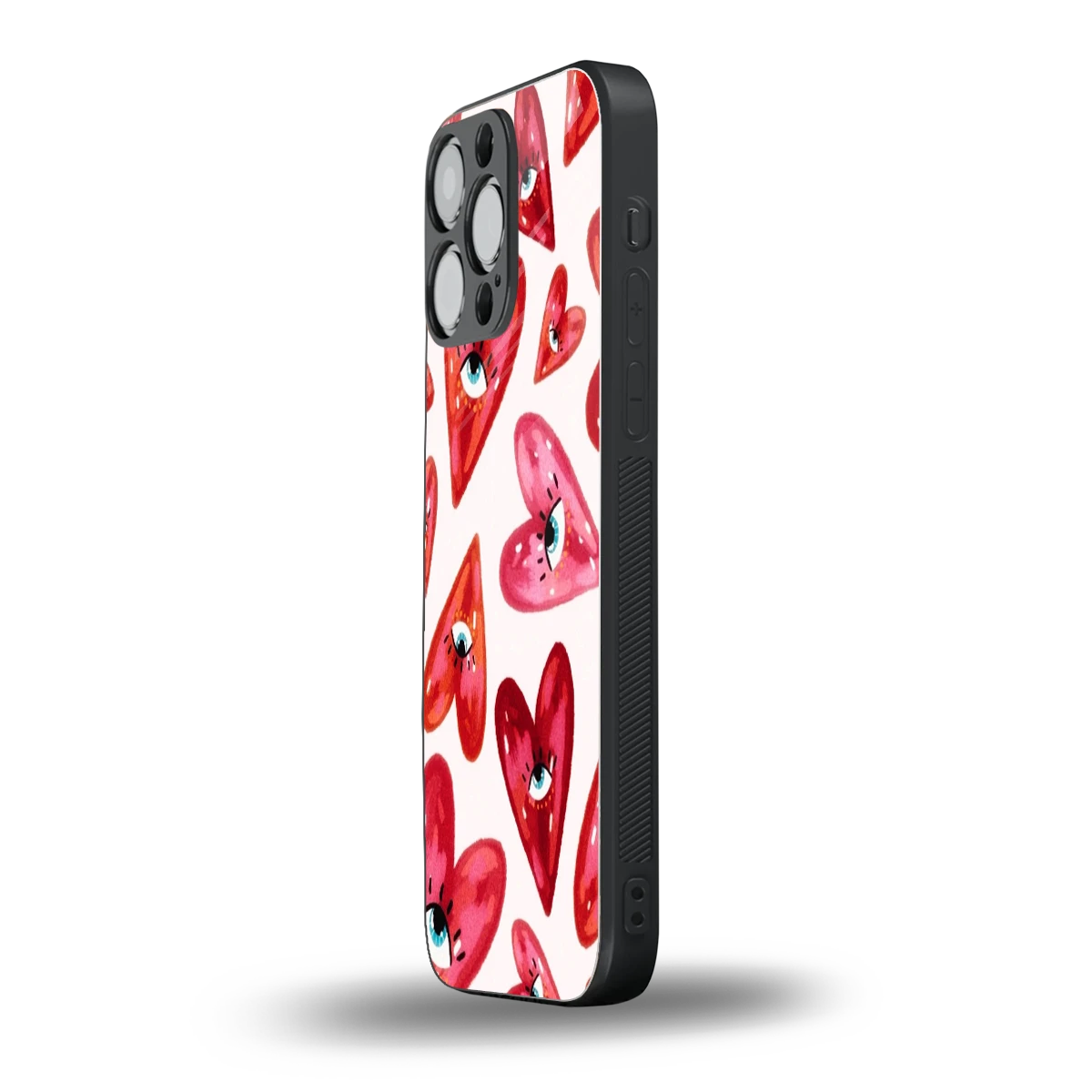 Lash Love iphone 15 pro max mobile cover | shockproof glass phone case