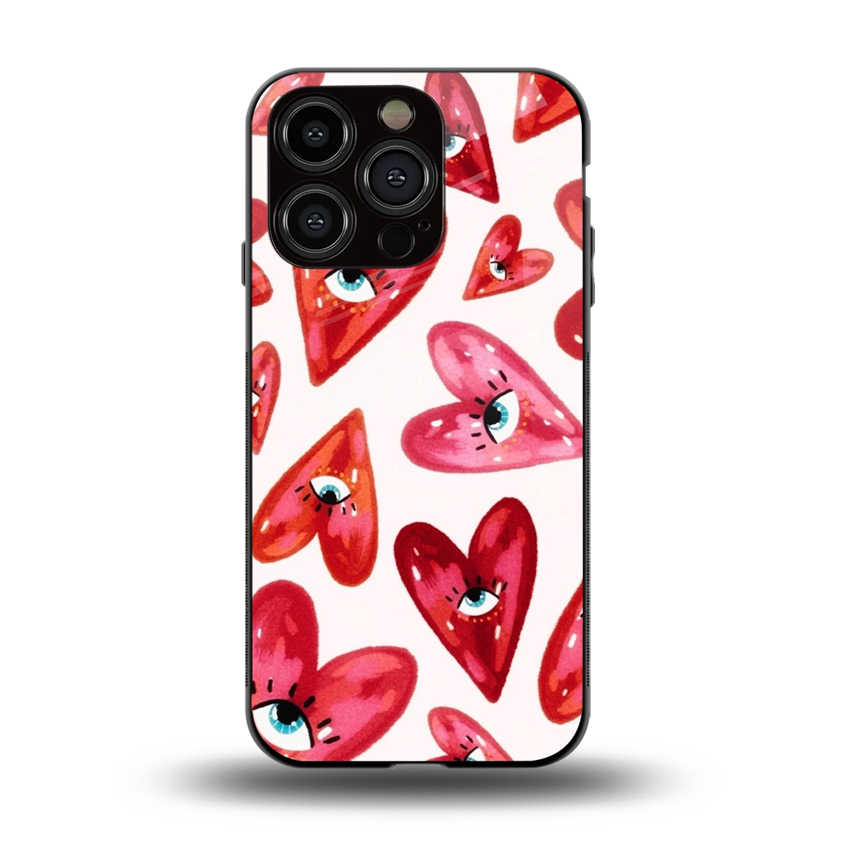 Lash Love back phone cover | glass case for iphone 15 pro