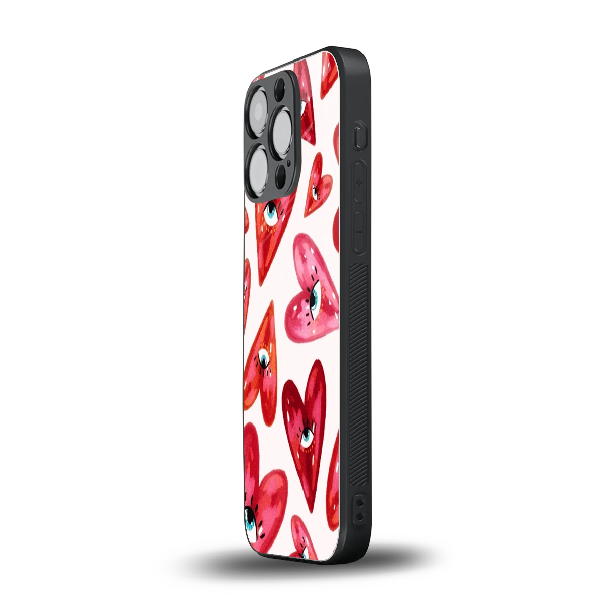 Lash Love iphone 15 pro mobile cover | shockproof glass phone case