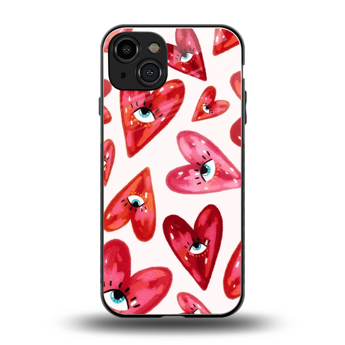Lash Love back phone cover | glass case for iphone 15