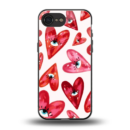 Lash Love back phone cover | glass case for iphone 16e
