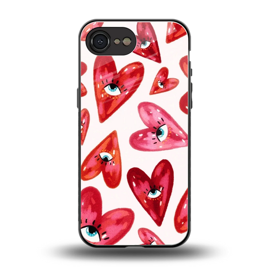 Lash Love back phone cover | glass case for iphone 16e