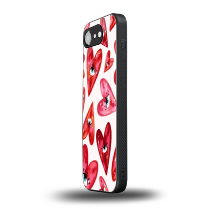 Lash Love iphone 16e mobile cover | shockproof glass phone case