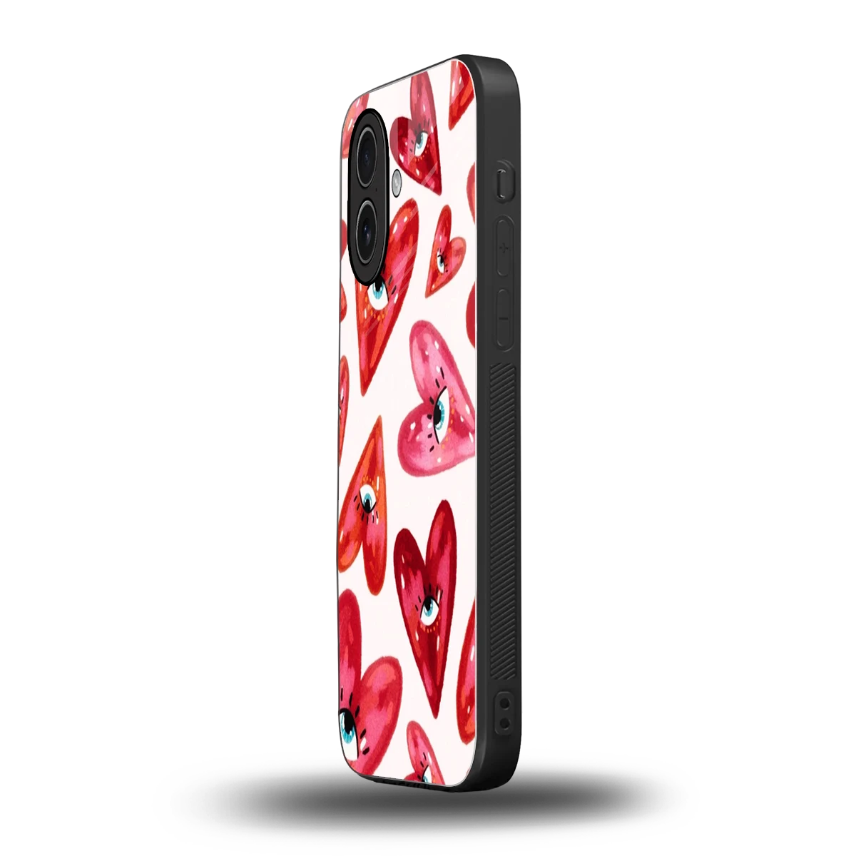 Lash Love iphone 17 mobile cover | shockproof glass phone case