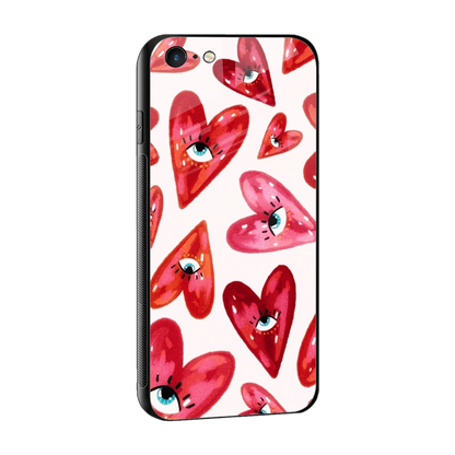 Lash Love sleek iphone 6s cover with tempered glass back and TPU edges