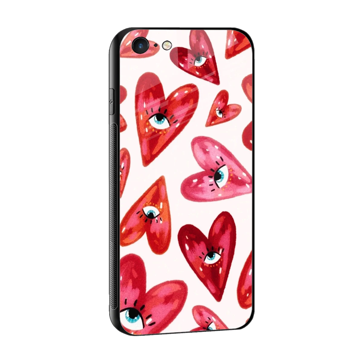 Lash Love sleek iphone 6s plus cover with tempered glass back and TPU edges