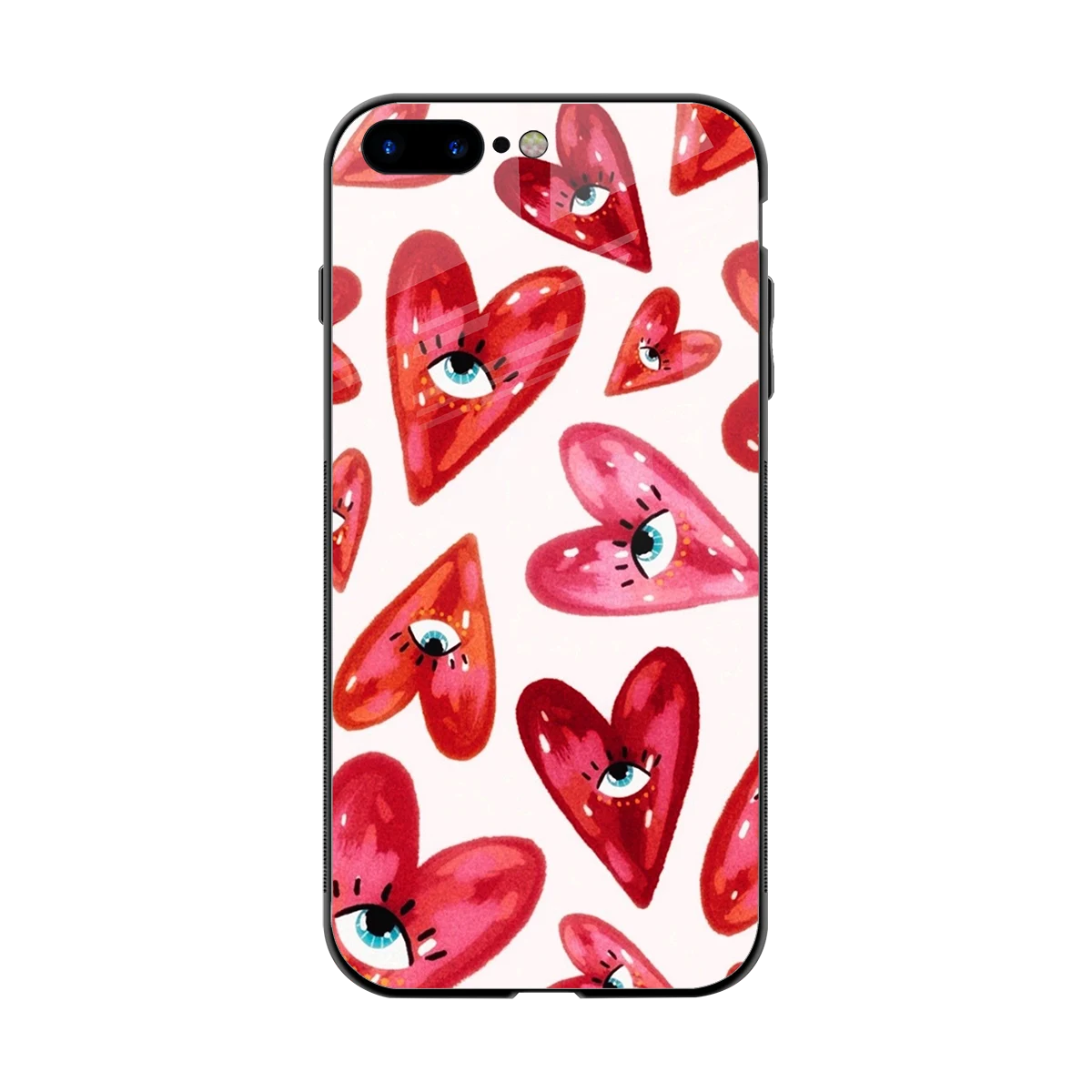 Lash Love back phone cover | glass case for iphone 8 plus