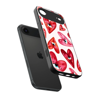 Lash Love sleek iphone air cover with tempered glass back and TPU edges