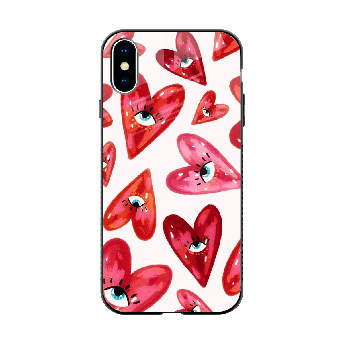 Lash Love back phone cover | glass case for iphone xs