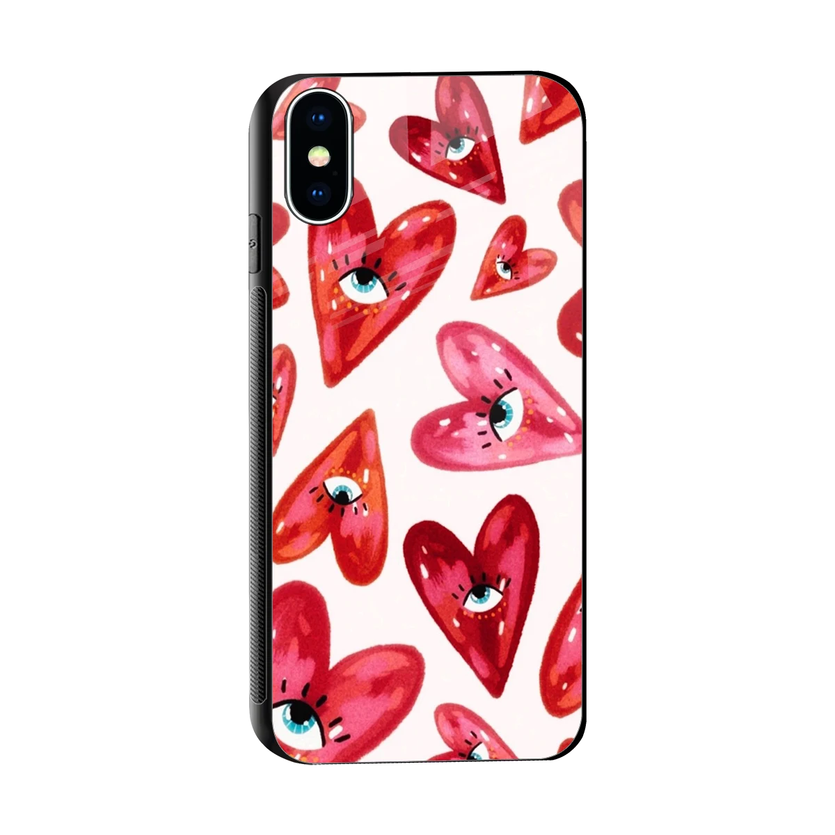 Lash Love sleek iphone xs cover with tempered glass back and TPU edges