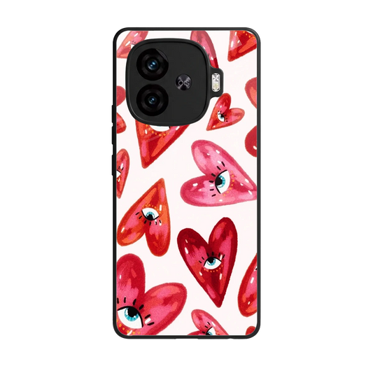 Lash Love back phone cover | glass case for iqoo neo 10r 5g