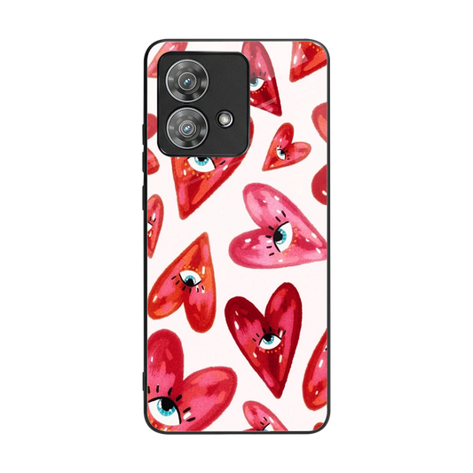 Lash Love back phone cover | glass case for motorola edge 40 neo 5g
