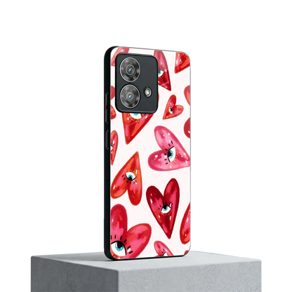 Lash Love motorola edge 40 neo 5g mobile cover | shockproof glass phone case