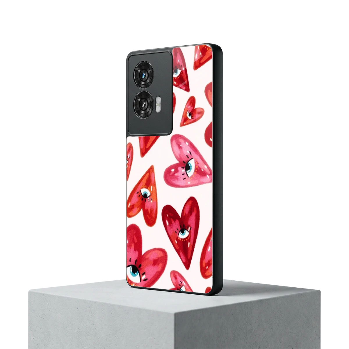 Lash Love motorola edge 50 fusion mobile cover | shockproof glass phone case